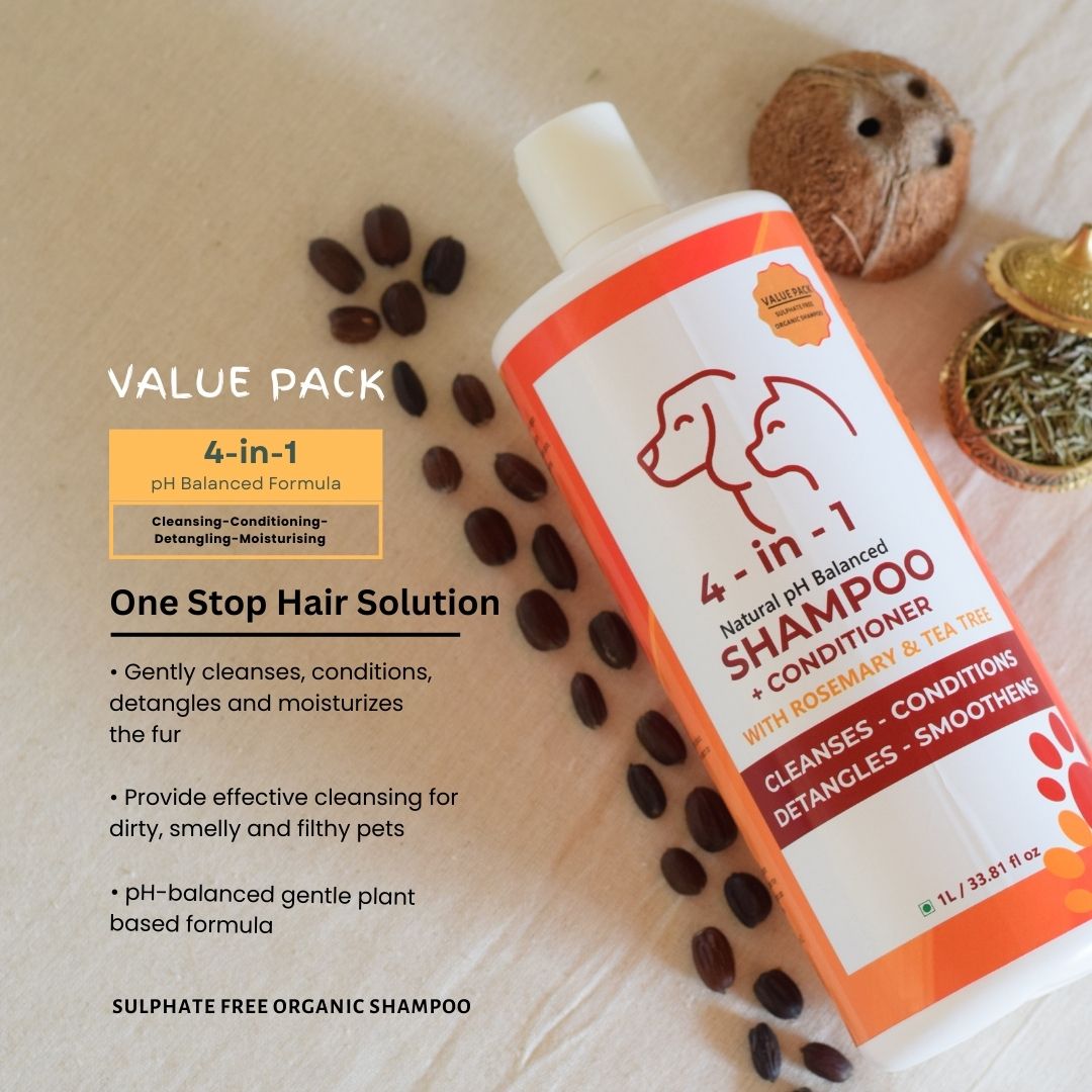 Natural Shampoo cum conditioner for dogs