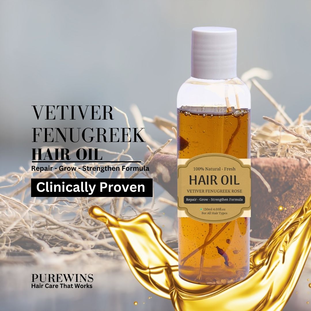 Vetiver Fenugreek Rose Hair oil