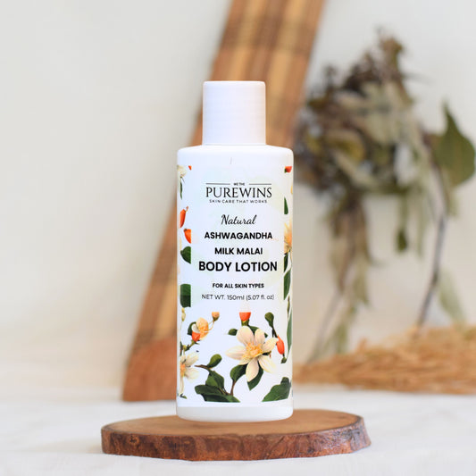 Natural  Ashwagandha Milk Malai Body Lotion