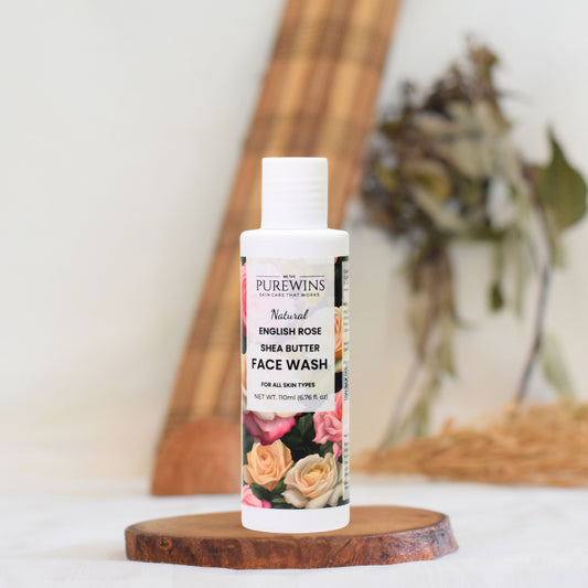 Natural English Rose Shea Butter Face Wash