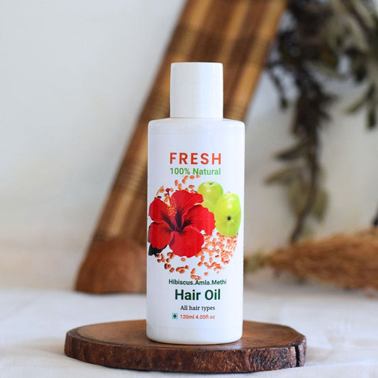 Hibiscus Amla Methi Hair Oil